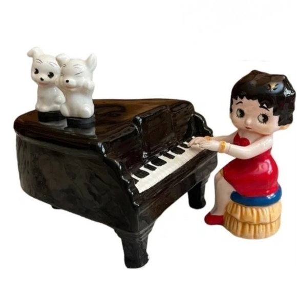 Betty Boop Vandor 1983 Piano Music Box - Picture 1 of 6